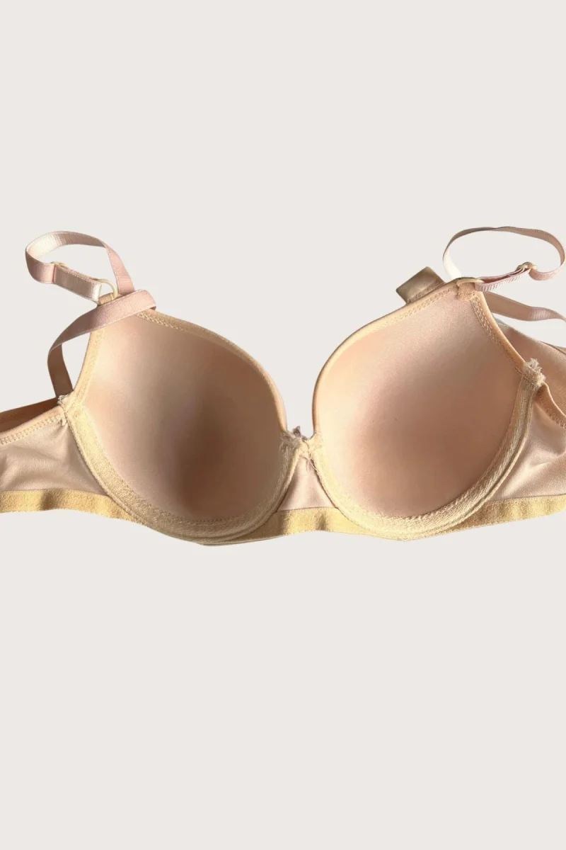 Beyaz-siyah 2'li Mikro Kumaş İçi Boş Balenli Günlük Desteksiz Sütyen