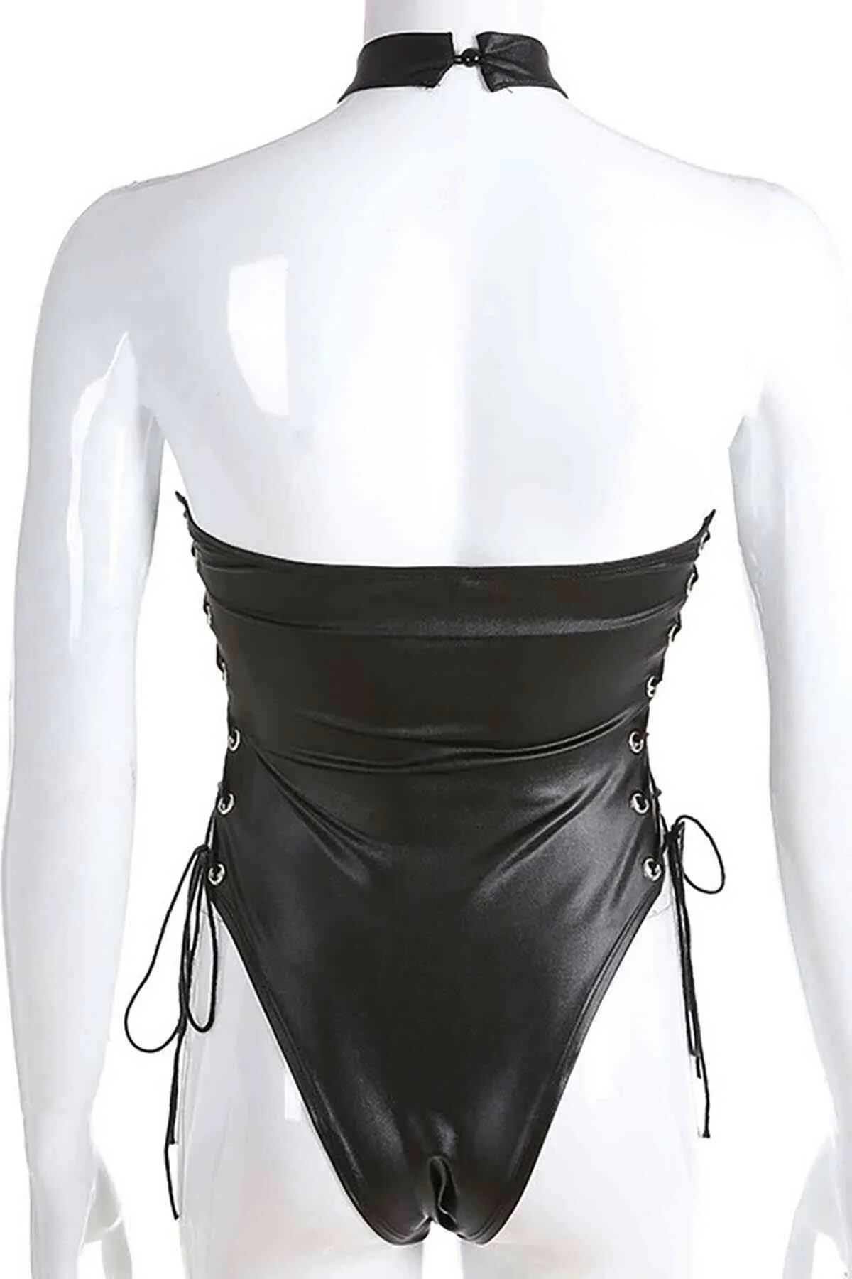 Fantezi Yanları Kuş Gözlü Yandan Bağlamalı Seksi Babydol