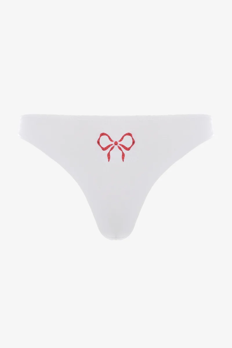 Ribbon Fiyonk Baskılı 2'li Külot