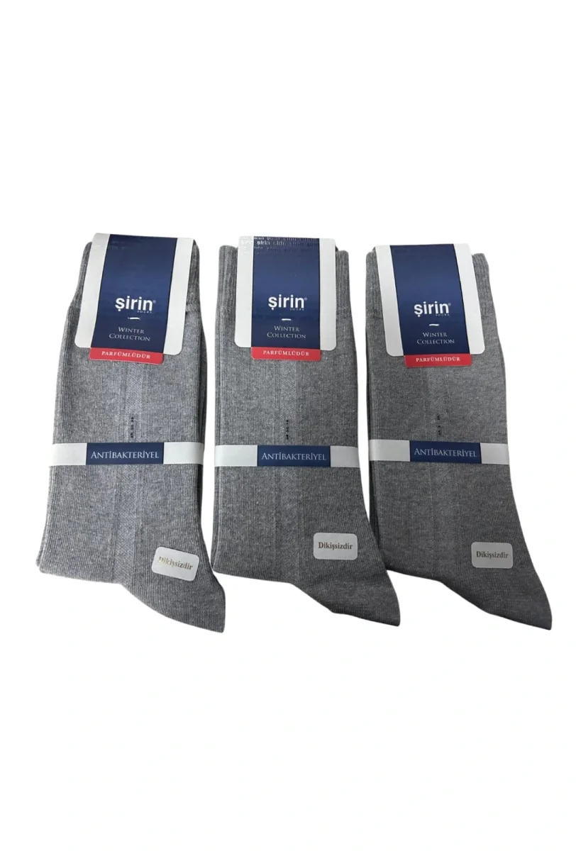 Şirin Antibakteriyel Dikişsiz Erkek Çorabı 6 Adet