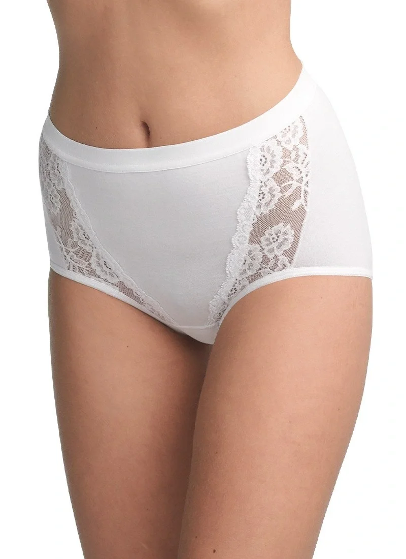 Black Spade Kadın Slip Private Lace Maxi 1316