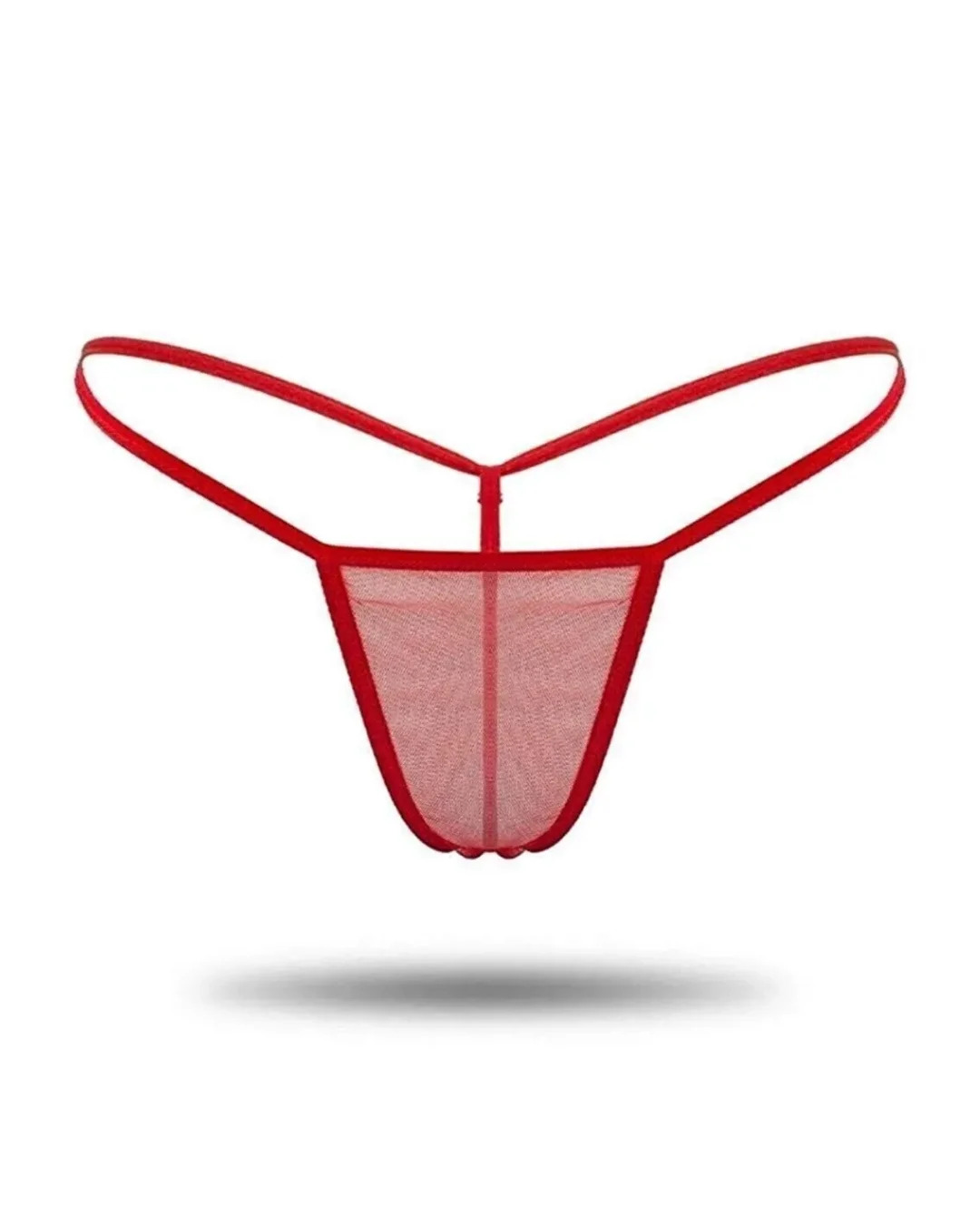 Kadın 3'lü Transparan Tül String