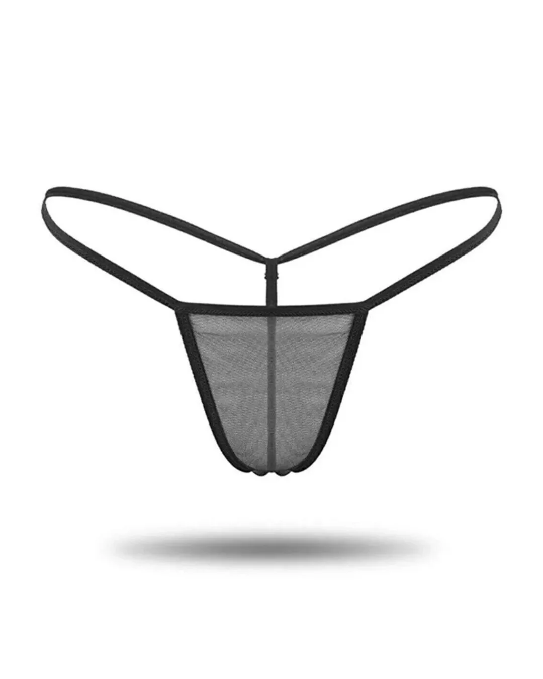 Kadın 3'lü Transparan Tül String