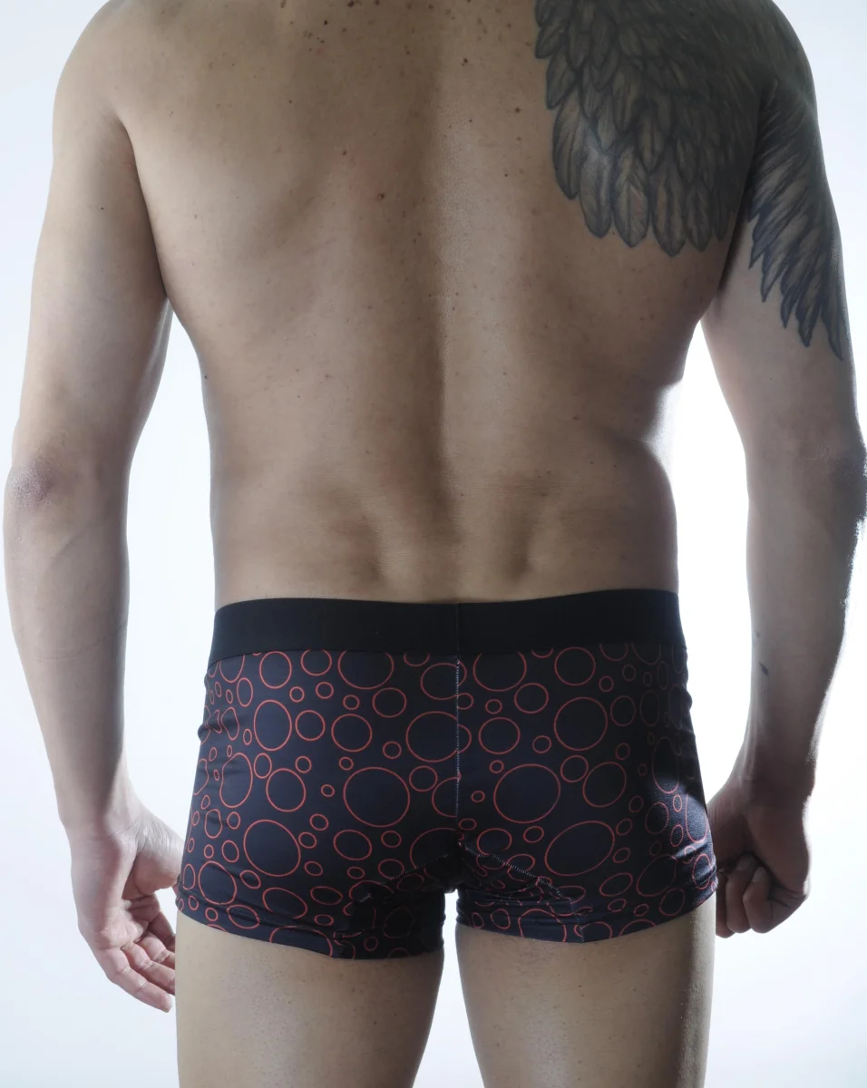 Erkek Daire Desenli Boxer