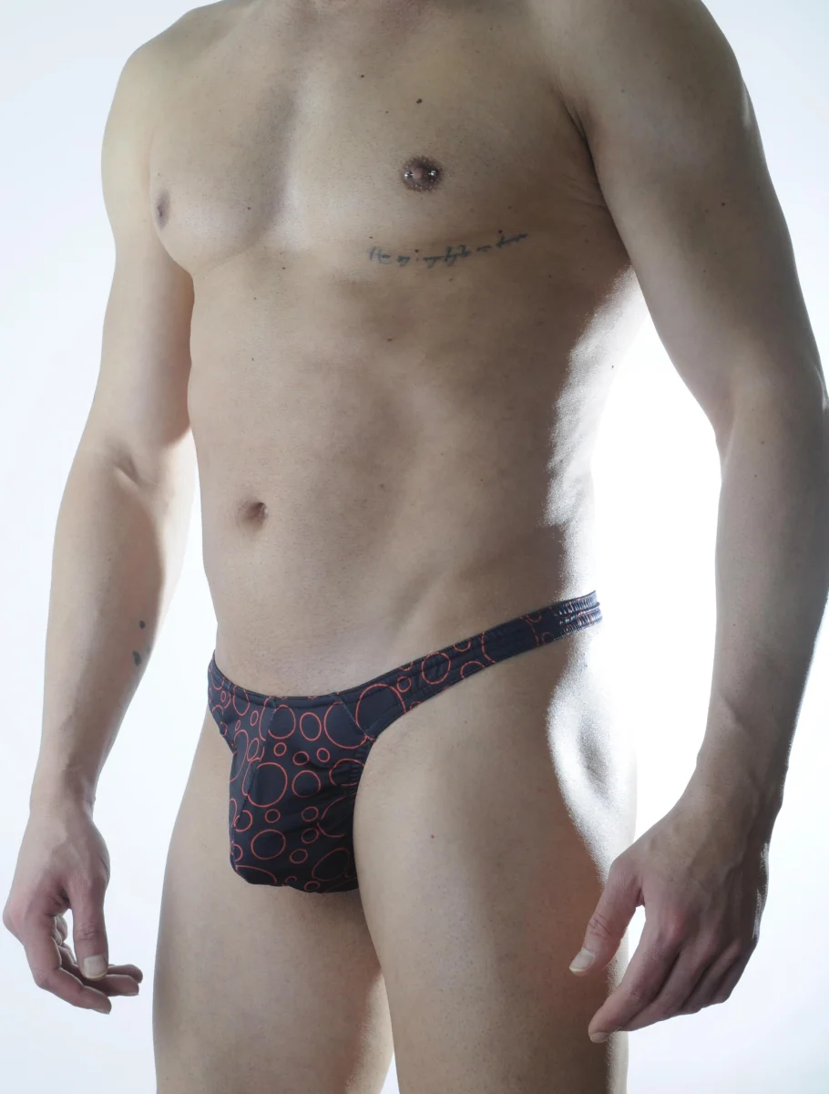 Erkek Daire Desenli Tanga İç Çamaşırı