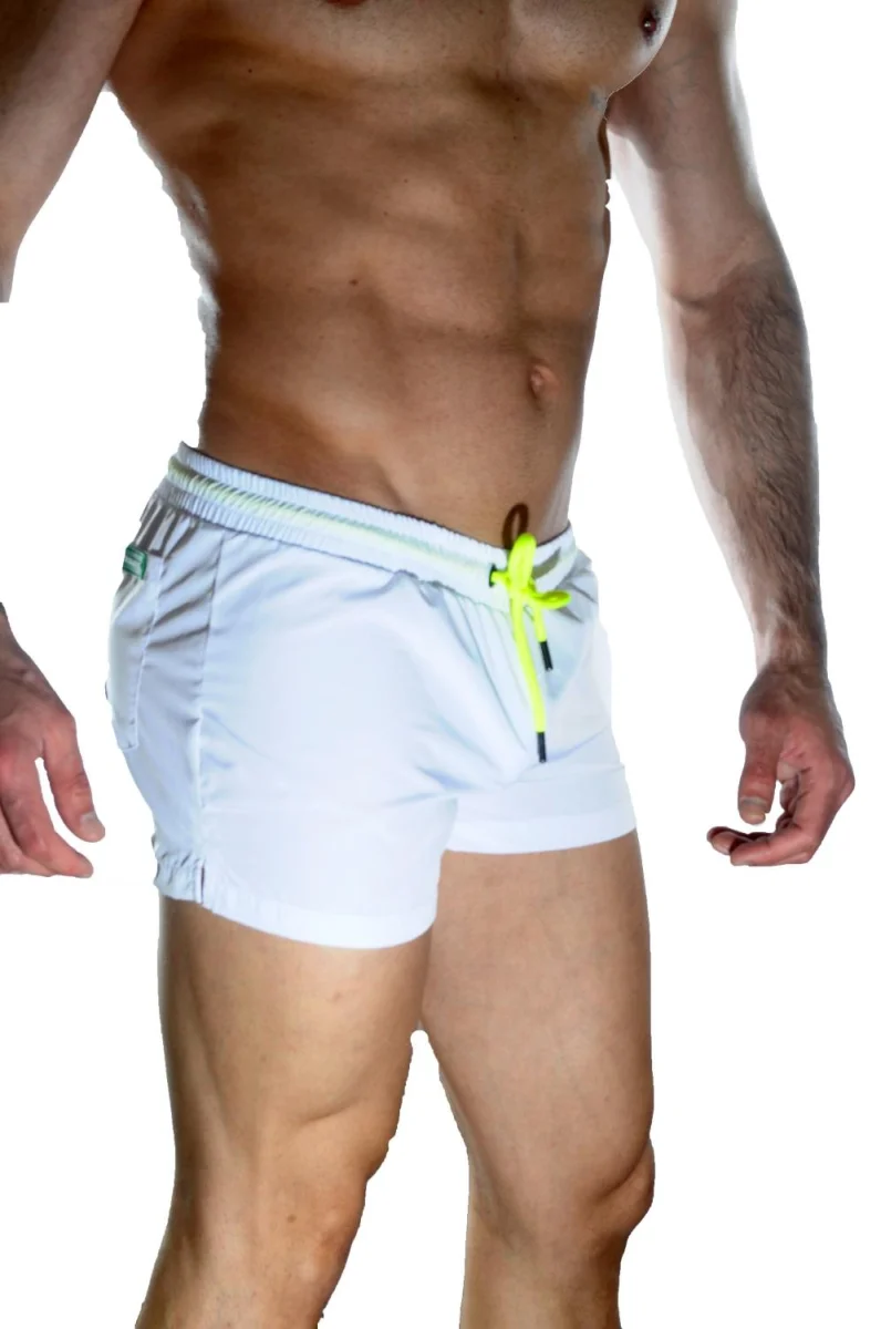 Erkek Beyaz Mini Mayo Short