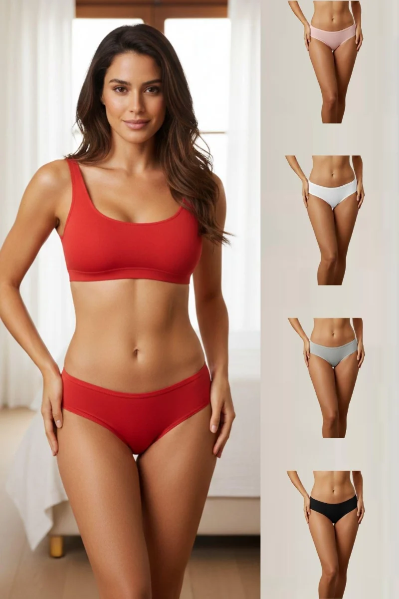 Anı Düz Brazilian 5 Li Külot Kadın Anıdüz5