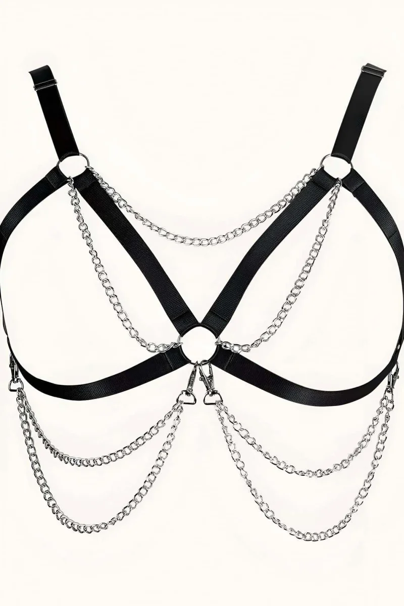 Seksi Lastik Göğüs Harness - Brf799