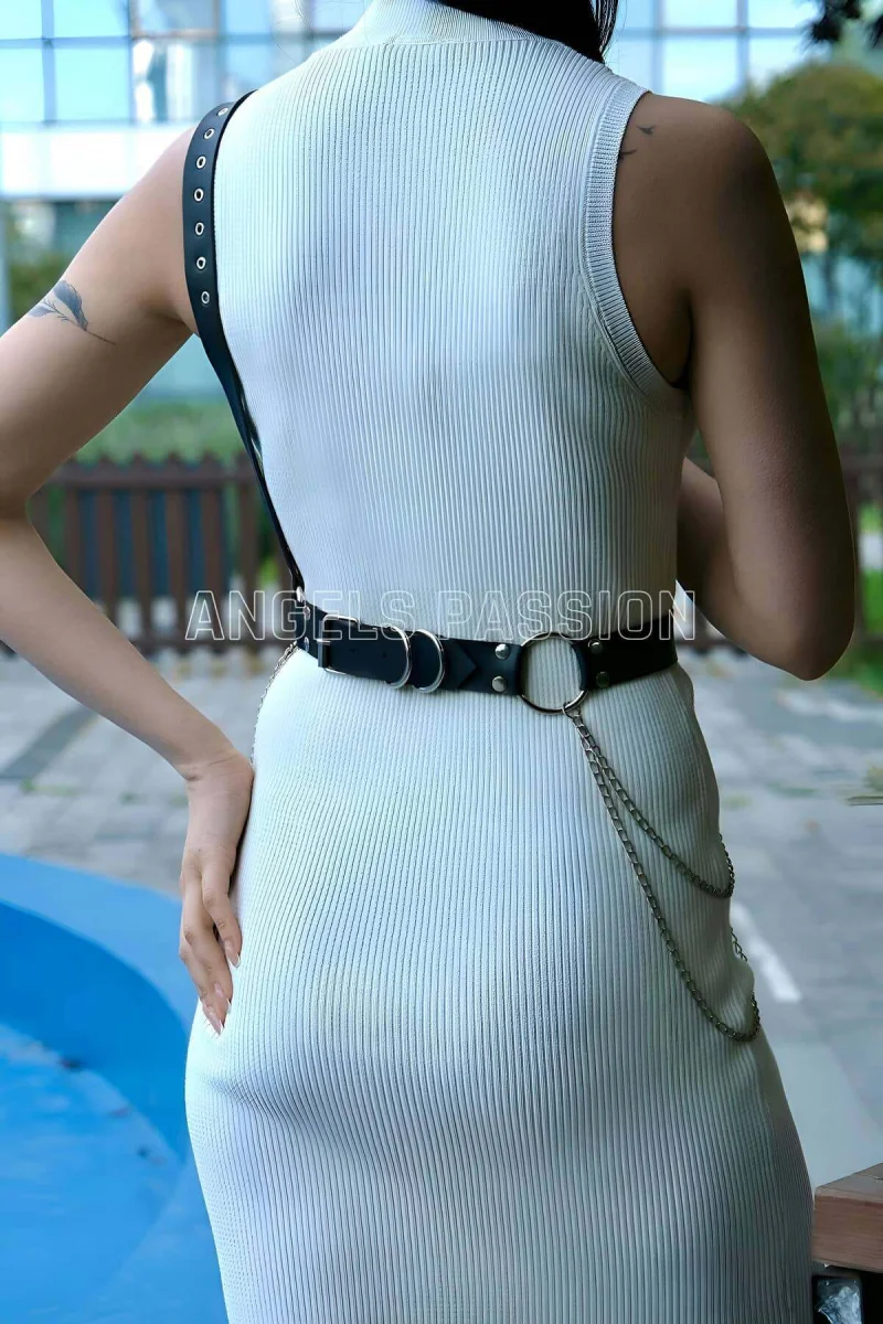 Gömlek, Elbise, T-shirt Kemeri, Şık Deri Kemer - Brf813