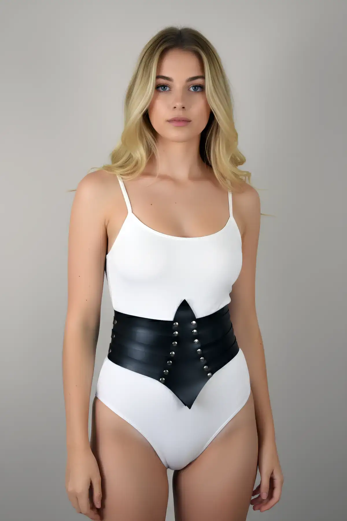 Elbise Üzeri Deri Korse Kemer, Elbise Kemeri, Gömlek Üzeri Kemer - Brf1087