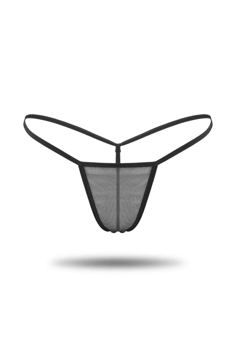 Siyah Tül Tanga Brf1114