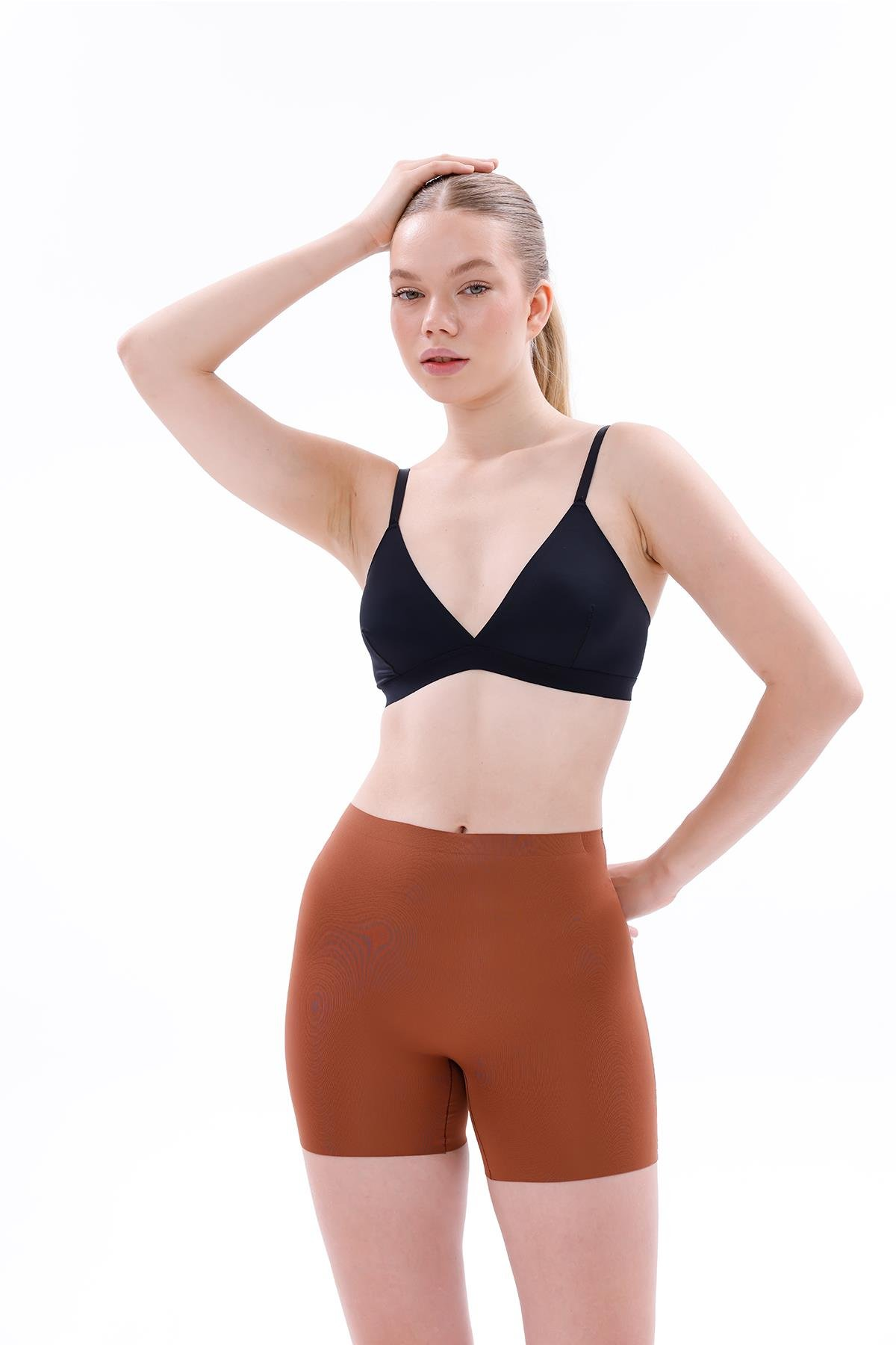 Kahverengi Mı 2703 Lazer Kesim İz Yapmaz Hayalet Boxer