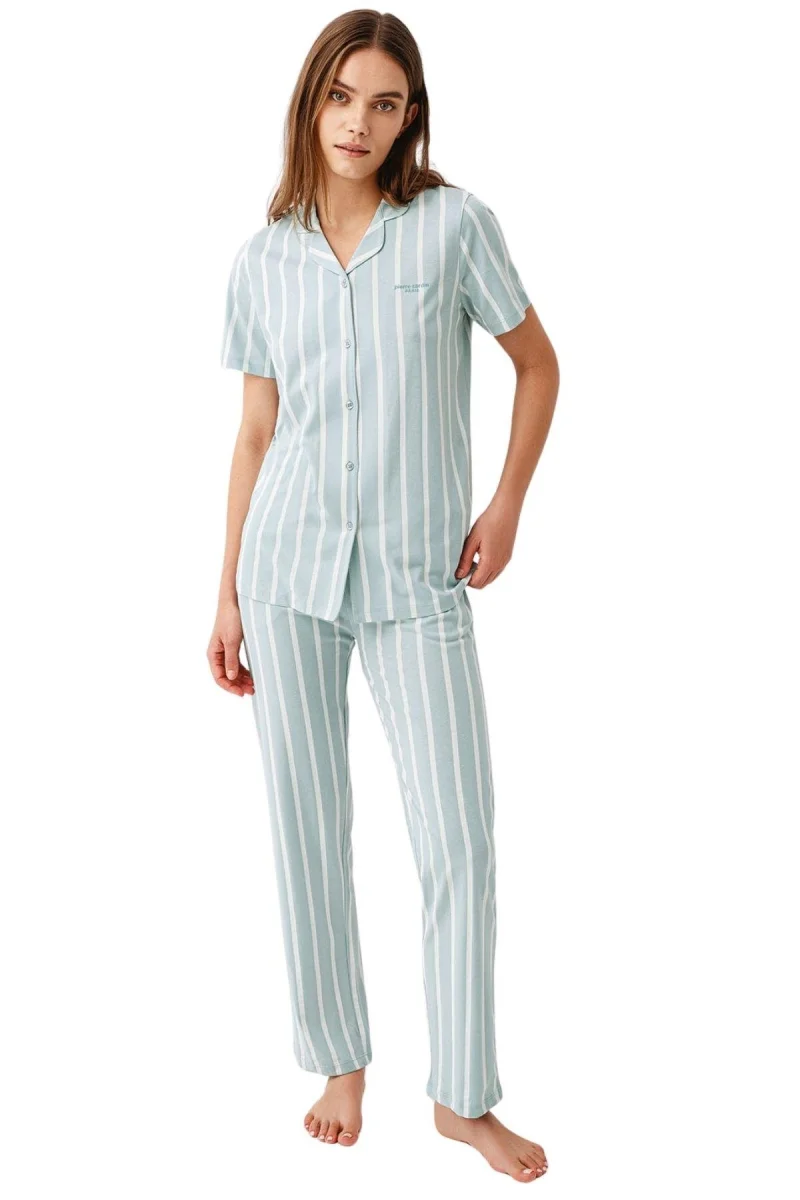 Gömlek Pijama Takım Kadın Pc9153-s